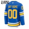 Lasten NHL St. Louis Blues Pelipaita Custom 2025-26 Fanatics Premium Koti Sininen